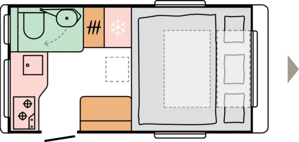 Nachtgrundriss Adria Action 391 LH Sports