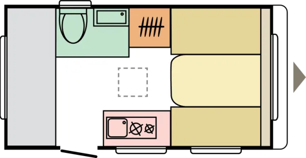 Tagesgrundriss Adria Aviva 360 DK
