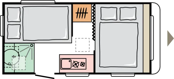 Nachtgrundriss Adria Aviva 400 PS