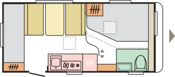 Tagesgrundriss Adria Aviva 472 PK