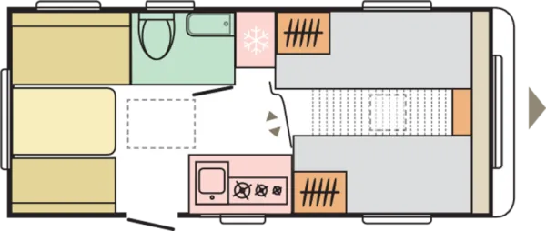 Tagesgrundriss Adria Aviva 492 LU