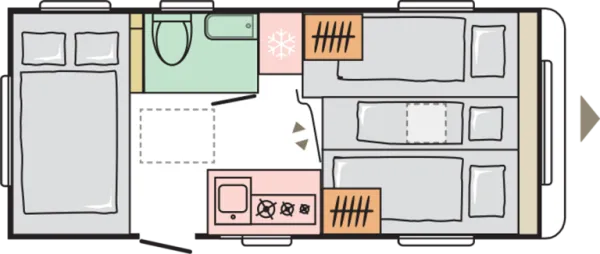 Nachtgrundriss Adria Aviva 492 LU