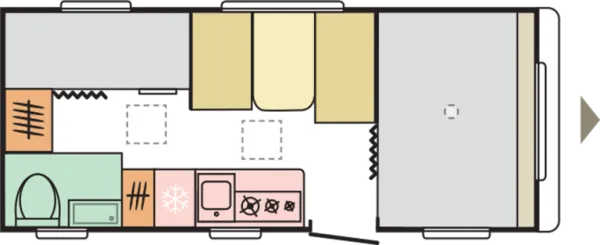 Tagesgrundriss Adria Aviva 522 PT