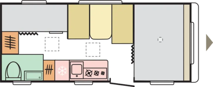Grundriss Tag Adria Aviva 522 PT