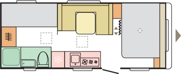 Tagesgrundriss Adria Aviva 563 PT