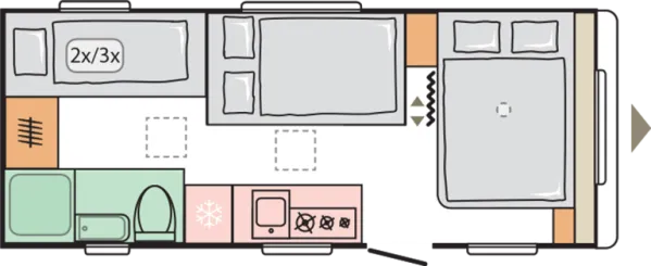 Nachtgrundriss Adria Aviva 563 PT