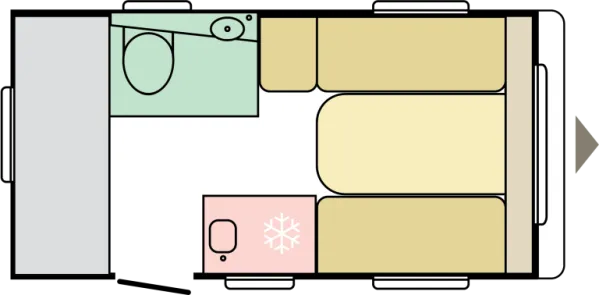 Tagesgrundriss Adria Aviva Lite 360 DK