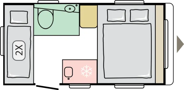 Nachtgrundriss Adria Aviva Lite 360 DK