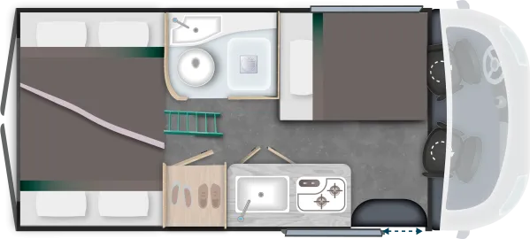 Nachtgrundriss Chausson Vans V594M First Line Light