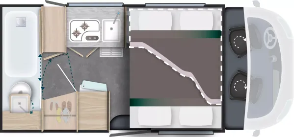 Nachtgrundriss Chausson X 550 Exclusive Line