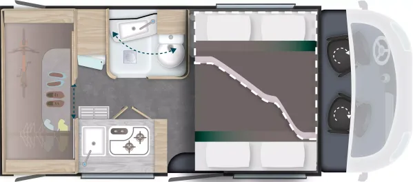 Nachtgrundriss Chausson X 650 Exclusive Line