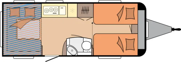 Tagesgrundriss Hobby De Luxe 515 UHL