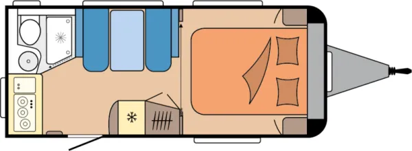 Tagesgrundriss Hobby De Luxe 460 SFf