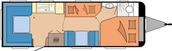 Tagesgrundriss Hobby Prestige 720 UKFe