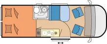Grundriss Tag Hobby ONTOUR Van 640 ET AUTOMATIK