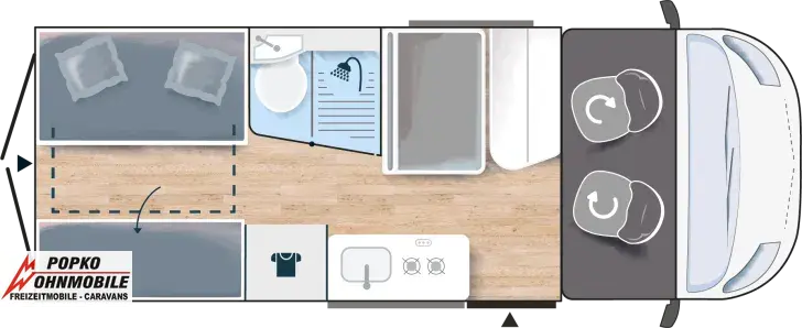 Grundriss Tag Chausson Vans V594 Sport Line Abstandtstempomat