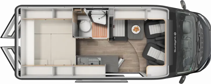 Grundriss Tag Sunlight Cliff X 600 Verfügbar ab November 2026