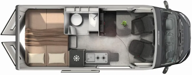 Grundriss Tag Hymer Redwood 600 Explorer !!! Top‑Preis Garantie !!!