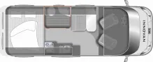 Grundriss Tag LMC Innovan Active 590 active Mietwagen ABVERKAUF