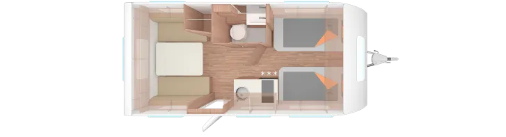 Grundriss Tag Weinsberg CaraCito 470 QDK ab Jandelsbrunn