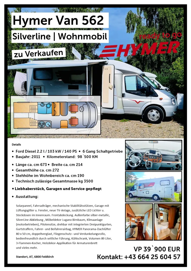 Fahrzeugbild Hymer Van 562 #1