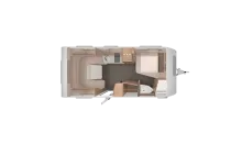 Grundriss Tag Knaus Südwind 500 FU Black Selection ab Jandelsbrunn