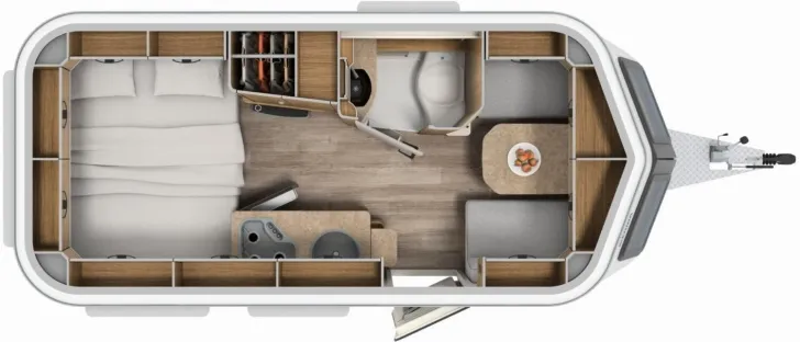 Grundriss Tag Hymer Eriba Eriba Touring 530 HYMER B1 BLACK WEEKS