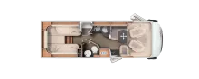 Grundriss Tag Carthago C2-tourer I 147 RB-LE "L" comfort 4.2t -MB-ALDE/2xTV/NUOVO
