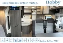 Fahrzeugbild Hobby Optima ONTOUR T70 F RAUMBAD inkl. DUSCHE #6