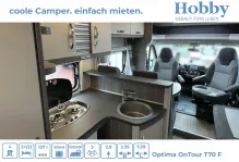 Fahrzeugbild Hobby Optima ONTOUR T70 F RAUMBAD inkl. DUSCHE #7