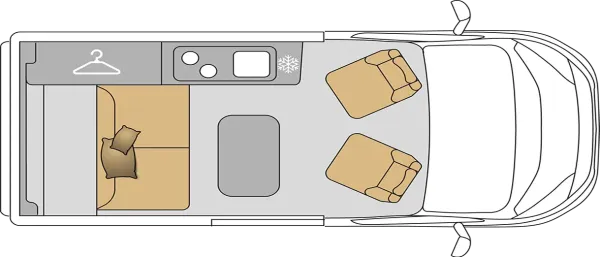 Tagesgrundriss Mooveo Campervan 2
