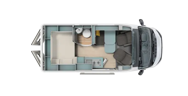 Tagesgrundriss Laika Kosmo 50