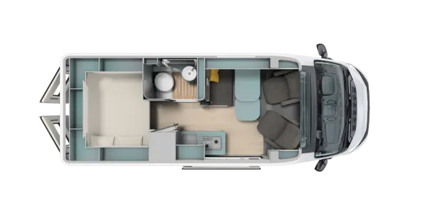 Tagesgrundriss Laika Kosmo 60