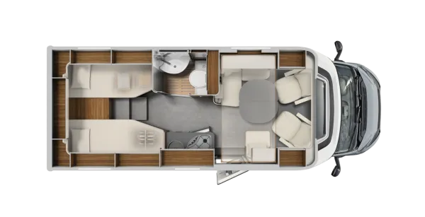 Tagesgrundriss Laika Ecovip L 2009 Titanio