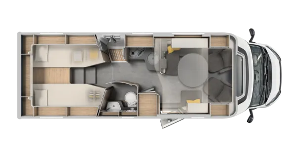 Tagesgrundriss Laika Ecovip L 4009