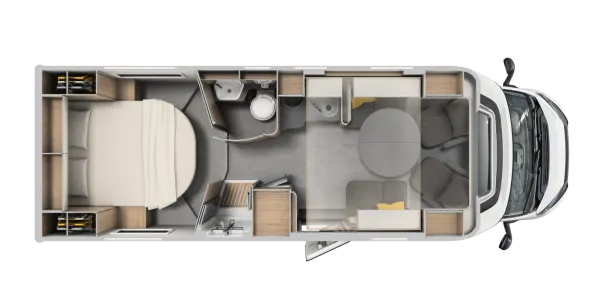 Tagesgrundriss Laika Ecovip L 4012 DS