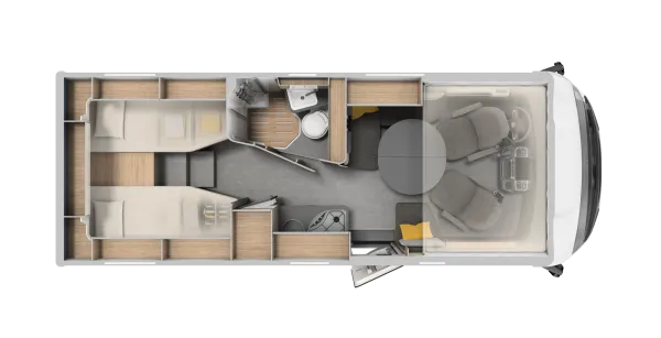 Tagesgrundriss Laika Ecovip H 3109