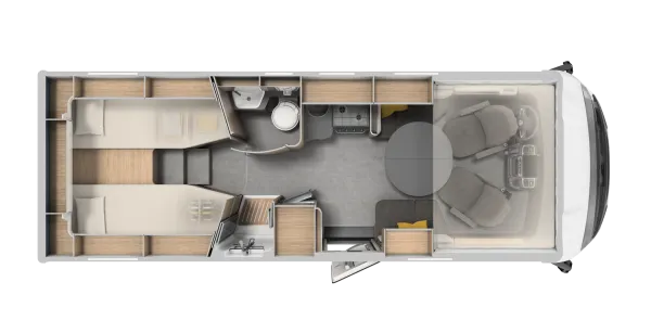 Tagesgrundriss Laika Ecovip H 4109 DS