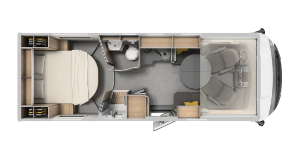 Tagesgrundriss Laika Ecovip H 4112 DS