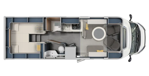 Tagesgrundriss Laika Kreos L 5009