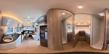 360° Innenansicht Bürstner Lyseo I 727 G 180 PS Alde Einzelbetten