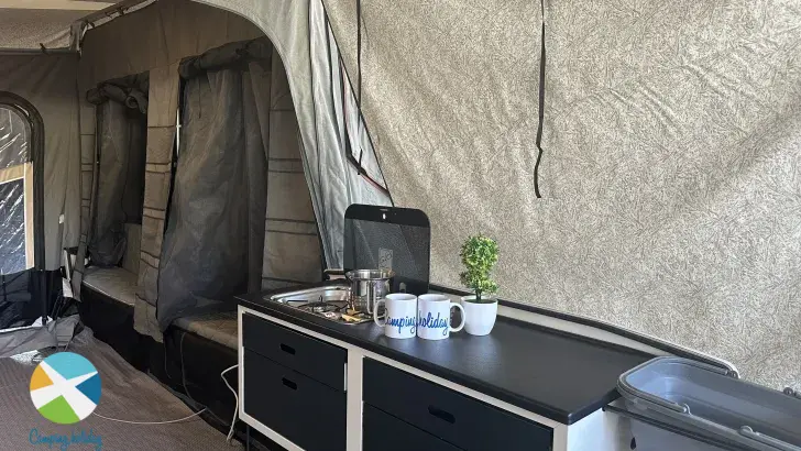 Seitlich Isabella Camp-let Passion