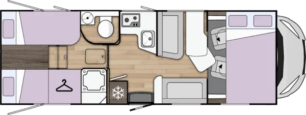 Tagesgrundriss Benimar Sport S363