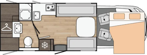 Tagesgrundriss Benimar Tessoro T488