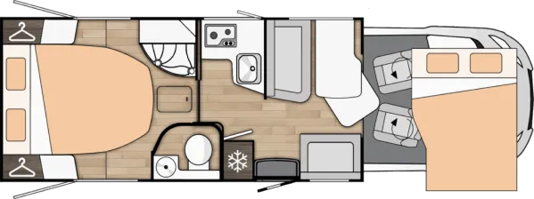 Tagesgrundriss Benimar Tessoro T496