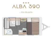 Grundriss Tag Caravelair Alba 390