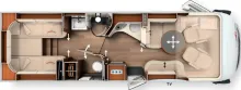 Grundriss Tag Carthago chic e-line I 61 XL LE Mercedes (299)