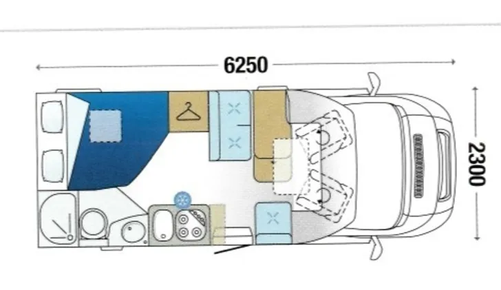 Fahrzeugbild Roller Team Auto-Roller 595P Markise AHK Fahrradträger 140PS #2