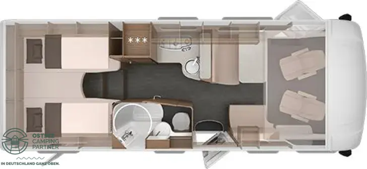 Grundriss Tag Knaus L!VE I 700 MEG 2026