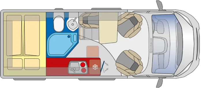 Grundriss Tag Pössl Summit SHINE 600 RS Plus